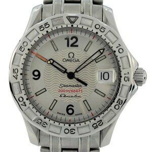 Omega 37mm Men's Omegamatic Seamaster Autoquartz Silver Dial Watch- Ref: 2514.30